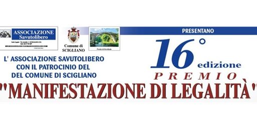 16° EDIZIONE PREMIO “COSTRUTTORI DI LEGALITA’